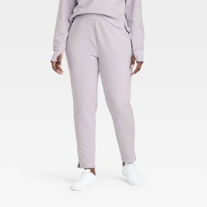 Women's French Terry Taper Pant - Lilac Purple